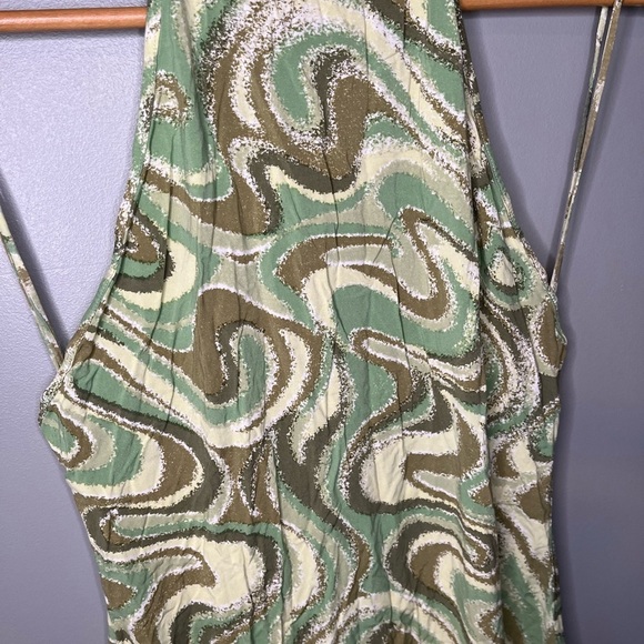 INDAH Ingrid Halter Maxi Imagine Green Swirl Wave - Picture 6 of 12
